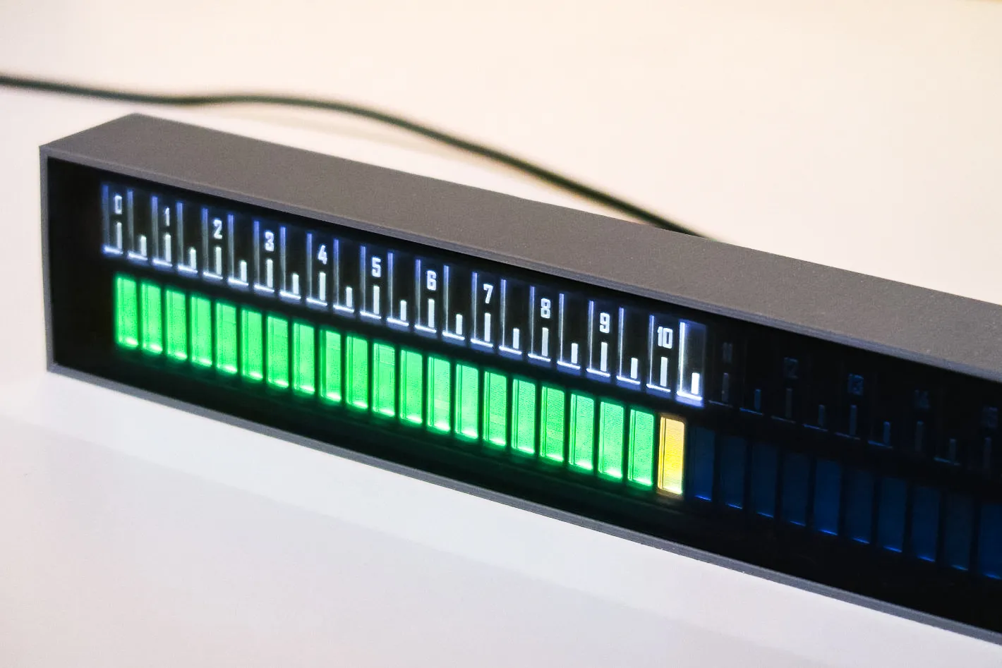 A detail of the first design