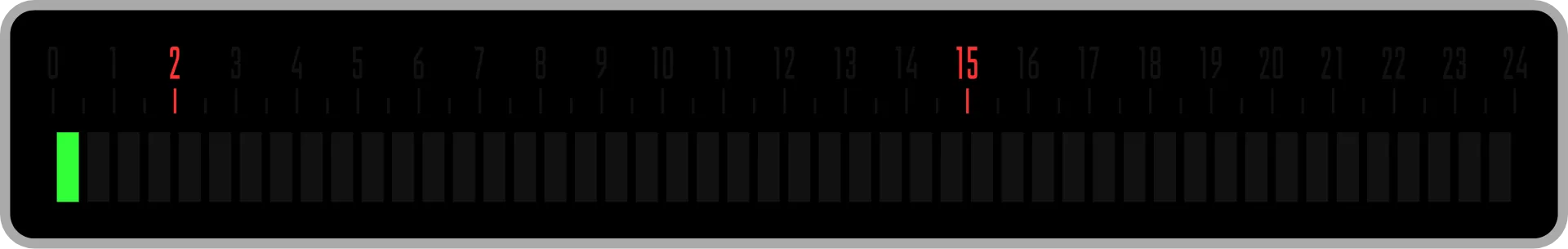 Countdown finish animation screen, enabled